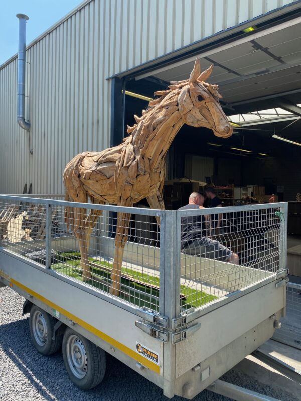 Paard uit teakhout - Afbeelding 23