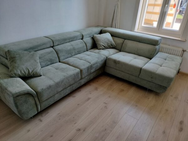 Fabien, hoeksalon met lounge, groen - Afbeelding 3