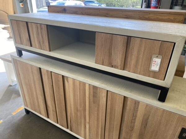 Tv-dressoir betonlook - Afbeelding 9