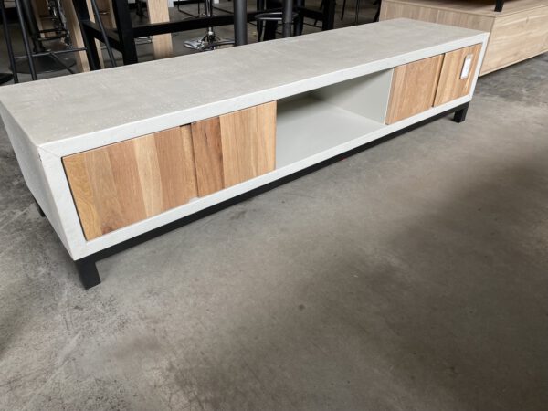 Tv-dressoir betonlook - Afbeelding 6