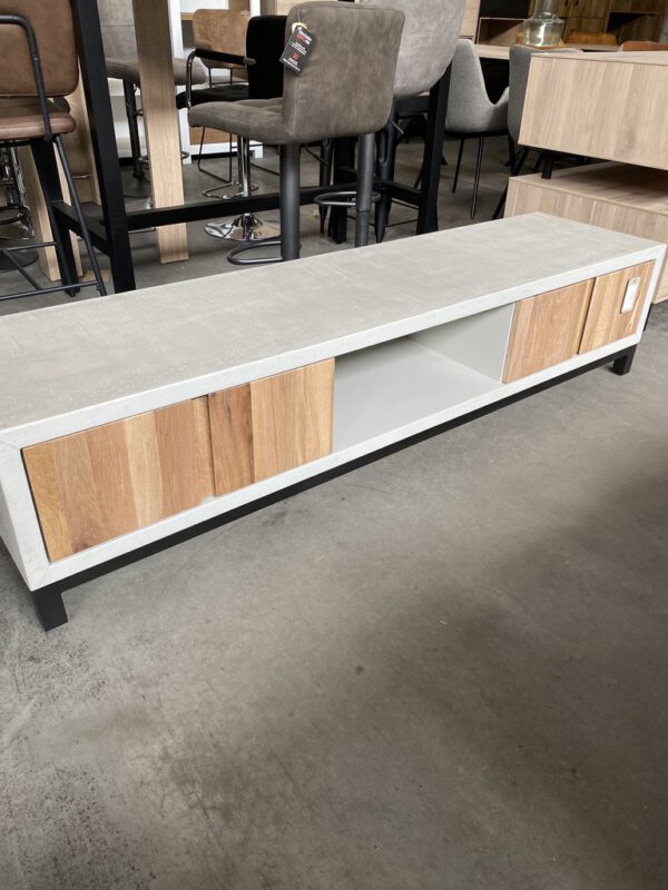 Tv-dressoir betonlook - Afbeelding 3