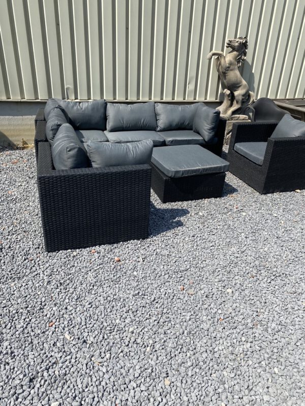 Saint-Tropez loungeset antraciet - Afbeelding 4