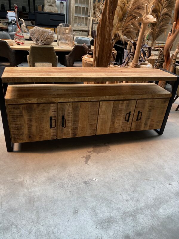 Mok dressoir, mangohout - Afbeelding 5