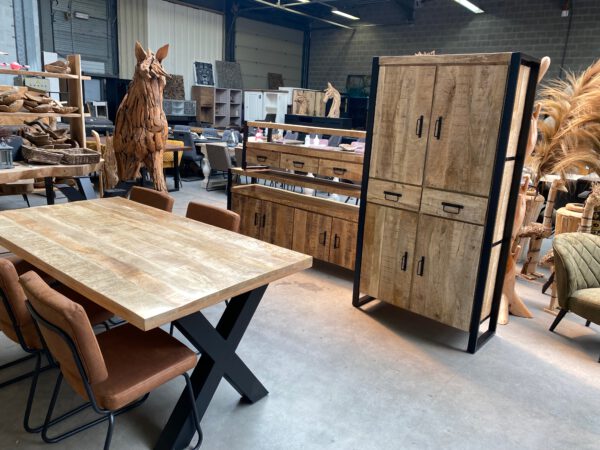 Elin eettafel, mangohout - Afbeelding 6