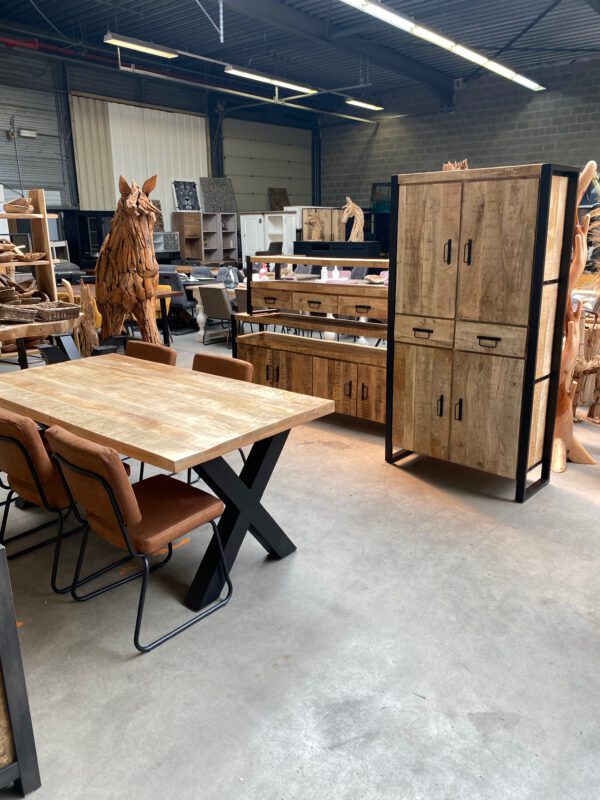 Elin eettafel, mangohout - Afbeelding 5