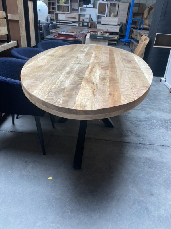 Elin eettafel ovaal, mangohout - Afbeelding 6
