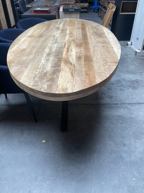 Elin eettafel ovaal, mangohout - Afbeelding 3