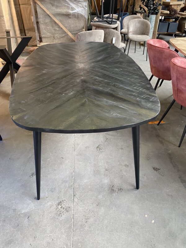 Sam eettafel zwart, visgraat - Afbeelding 2