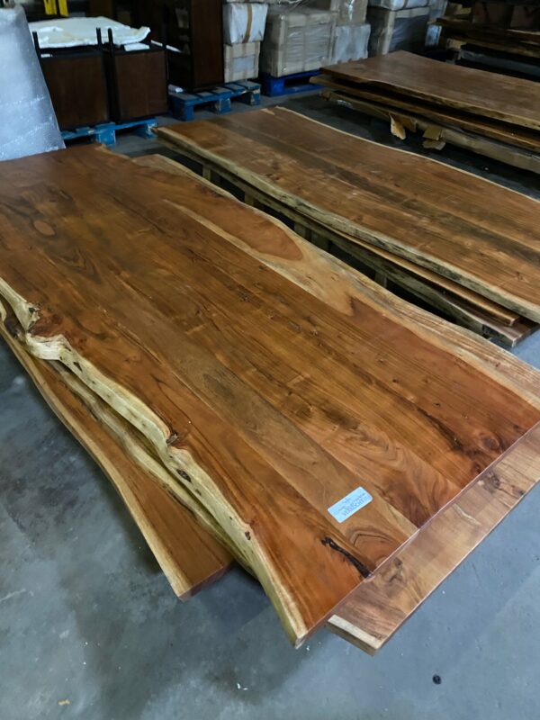 Acaciahouten boomstamtafel - Afbeelding 2