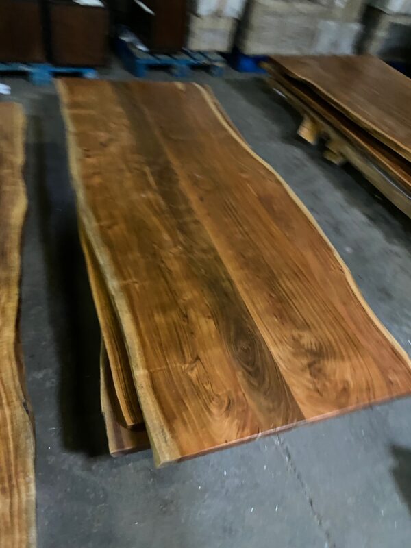 Acaciahouten boomstamtafel - Afbeelding 3