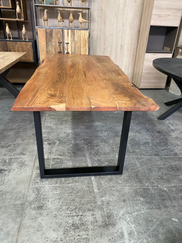 Acaciahouten boomstamtafel - Afbeelding 6