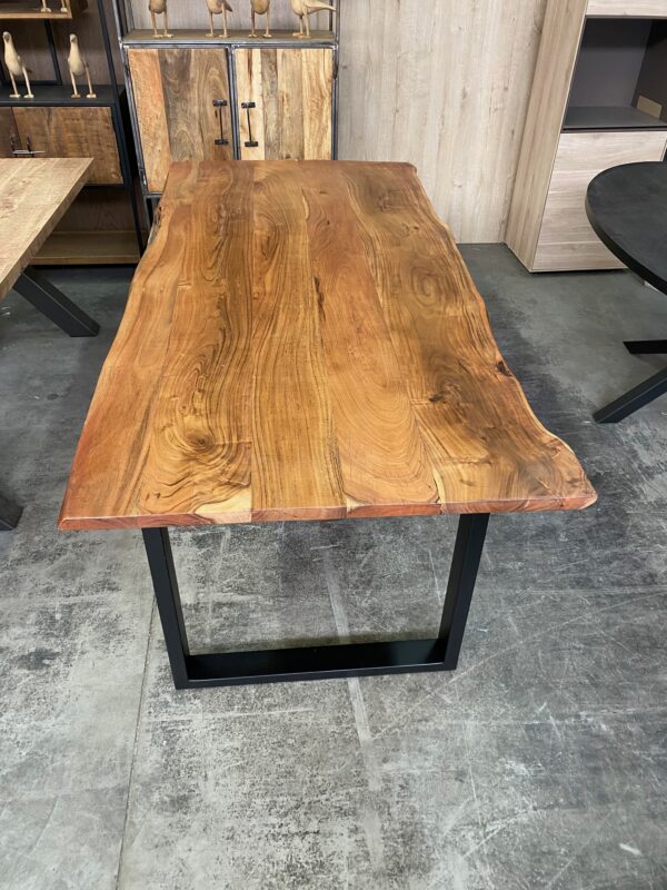 Acaciahouten boomstamtafel - Afbeelding 7