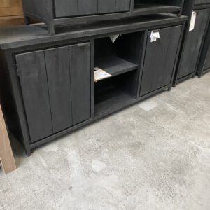Cod dressoir mangohout, black finish