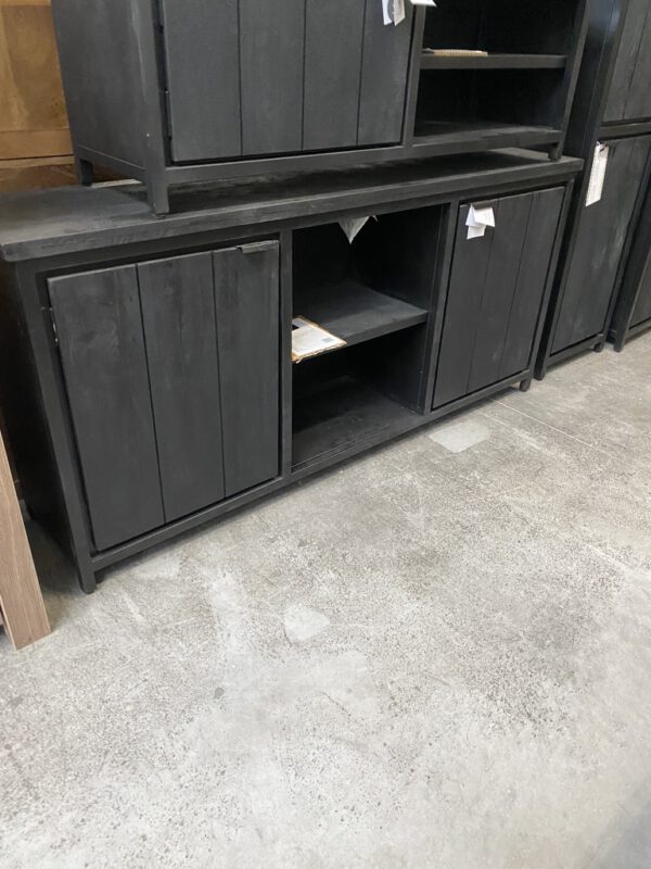Cod dressoir mangohout, black finish