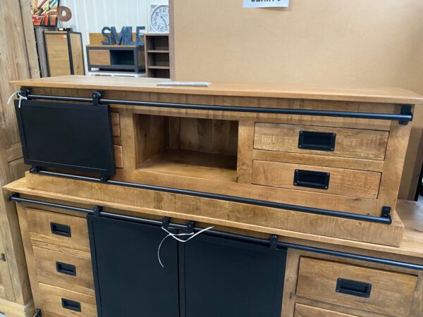 Prestige tv- dressoir, mangohout
