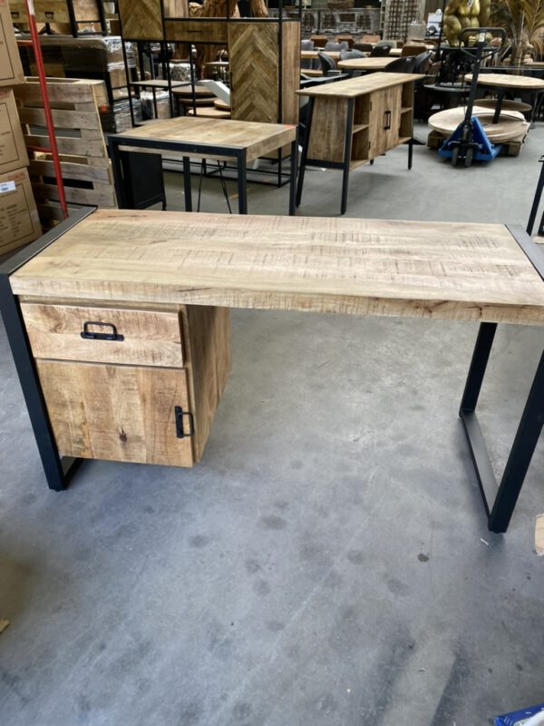 Britt bureau mangohout - Afbeelding 4