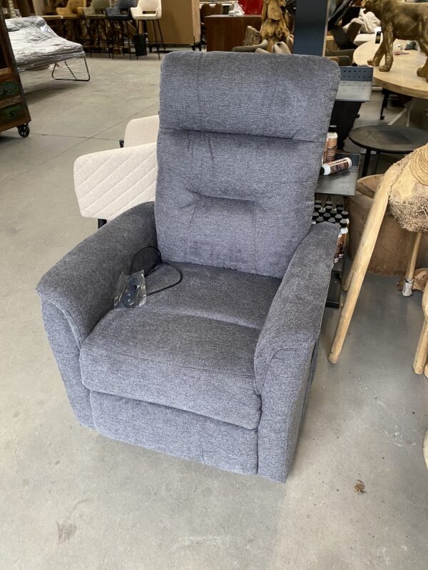 Gaston relaxfauteuil twee kleuren met sta-op functie