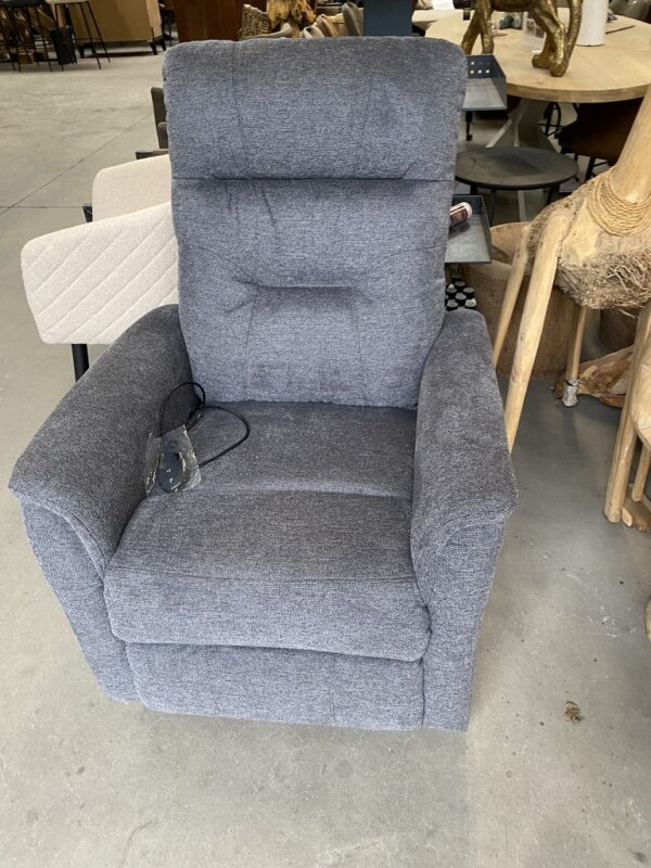Gaston relaxfauteuil twee kleuren met sta-op functie - Afbeelding 2