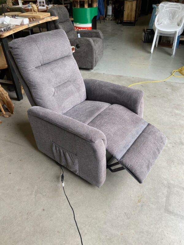 Gaston relaxfauteuil twee kleuren met sta-op functie - Afbeelding 6