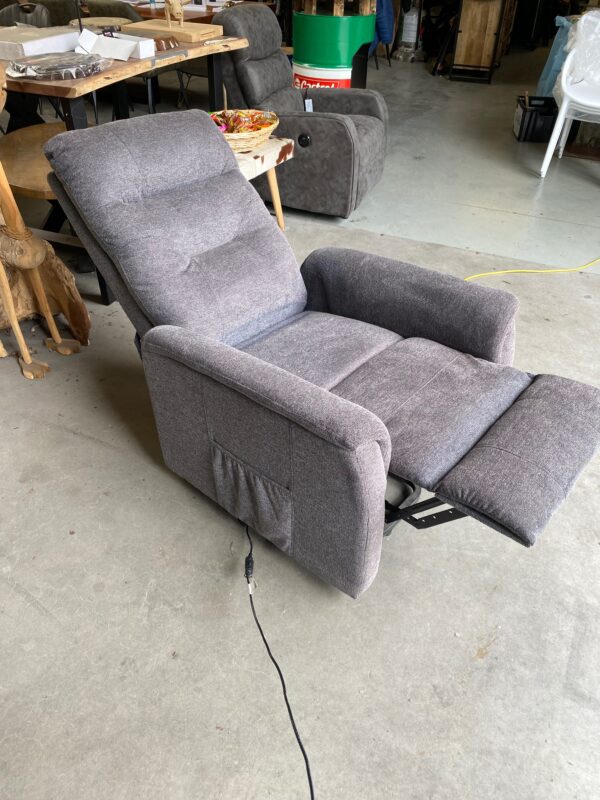 Gaston relaxfauteuil twee kleuren met sta-op functie - Afbeelding 7