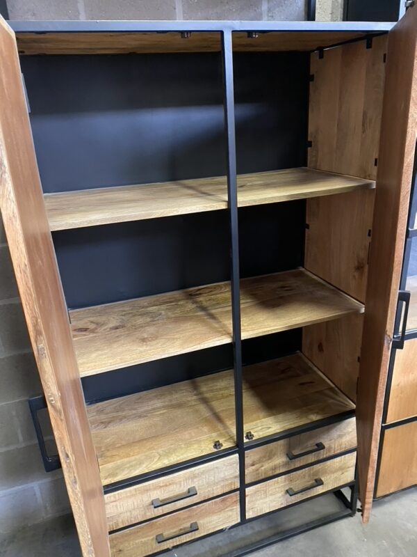 Jax bergkast visgraat, mangohout - Afbeelding 4