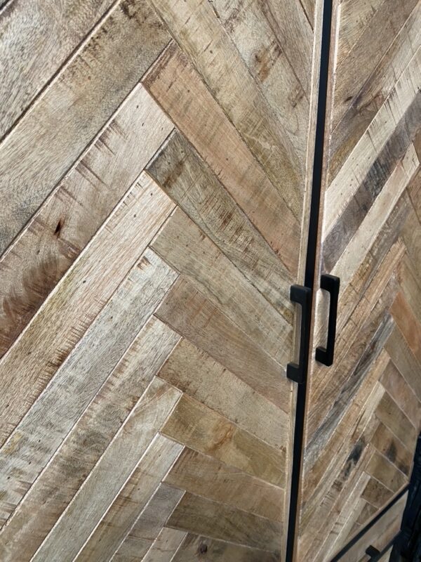Jax bergkast visgraat, mangohout - Afbeelding 7