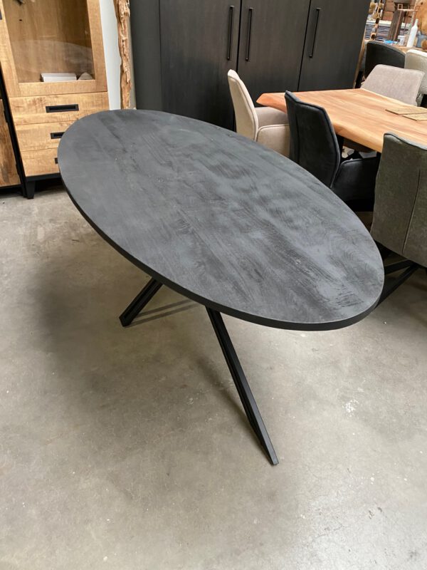 Jayden eettafel, mango black - Afbeelding 3