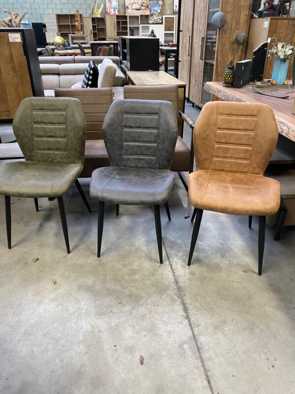 Jersey eetkamerstoel, drie kleuren