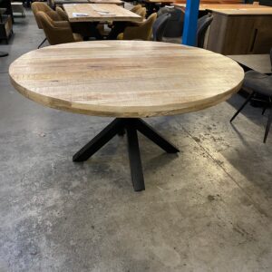 Elin eettafel rond, mangohout