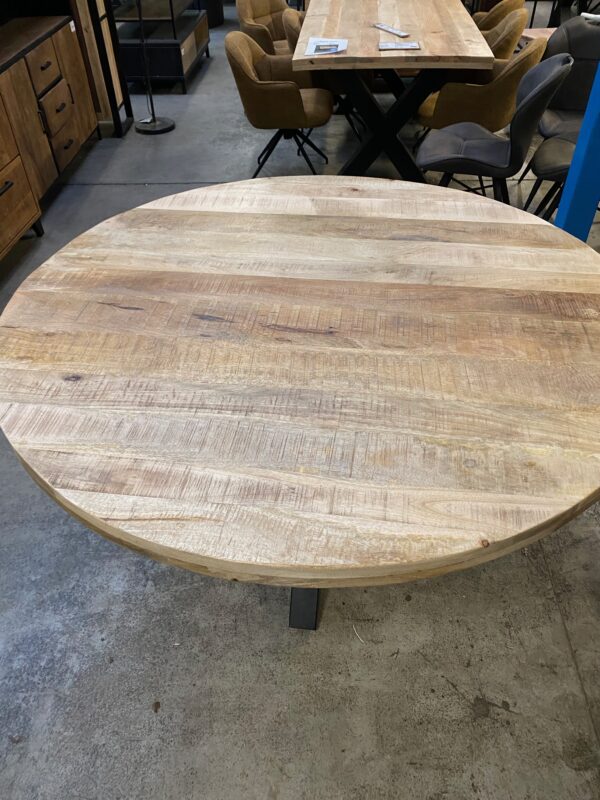 Elin eettafel rond, mangohout - Afbeelding 2