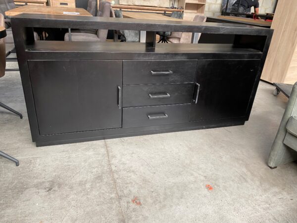 Jax dressoir, mangohout, black - Afbeelding 4