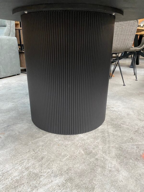 Lagos eettafel rond, kleur donkerbruin - Afbeelding 2