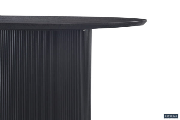 Lagos eettafel rond, kleur donkerbruin - Afbeelding 12