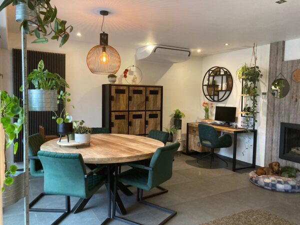 Elin eettafel rond, mangohout - Afbeelding 9