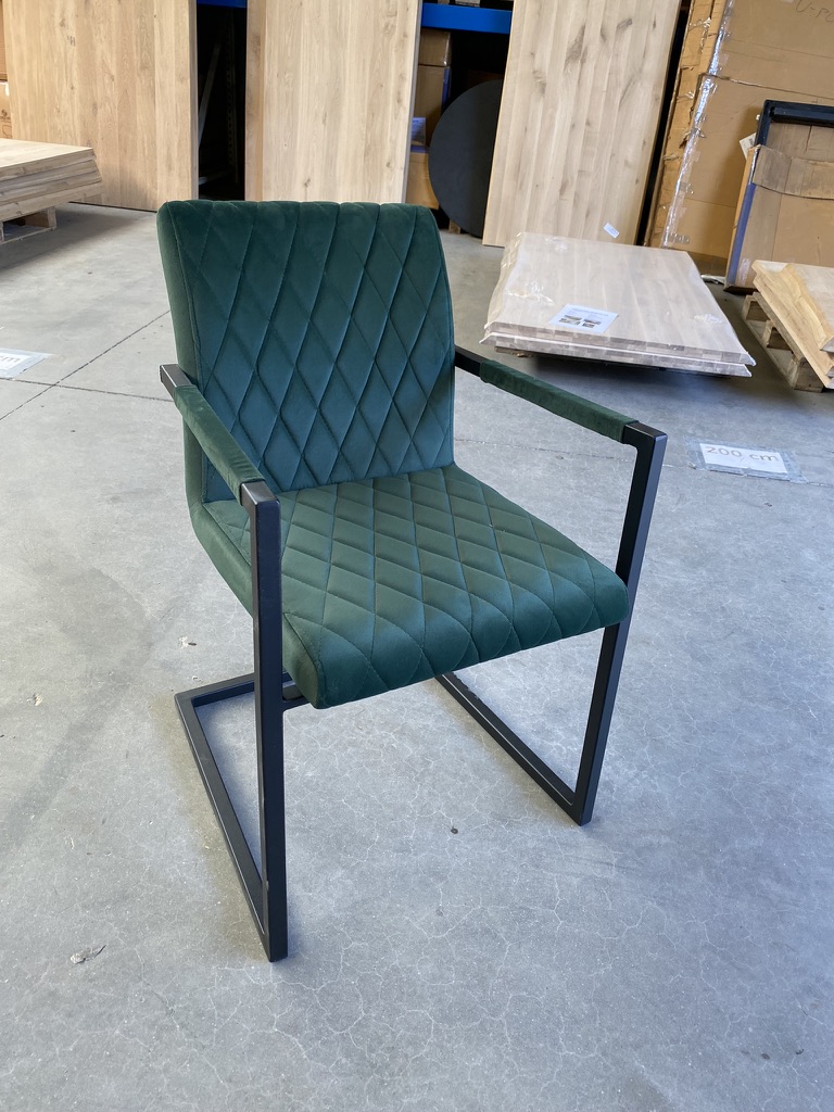 Brigitte armstoel, velours, 2 kleuren - Afbeelding 5