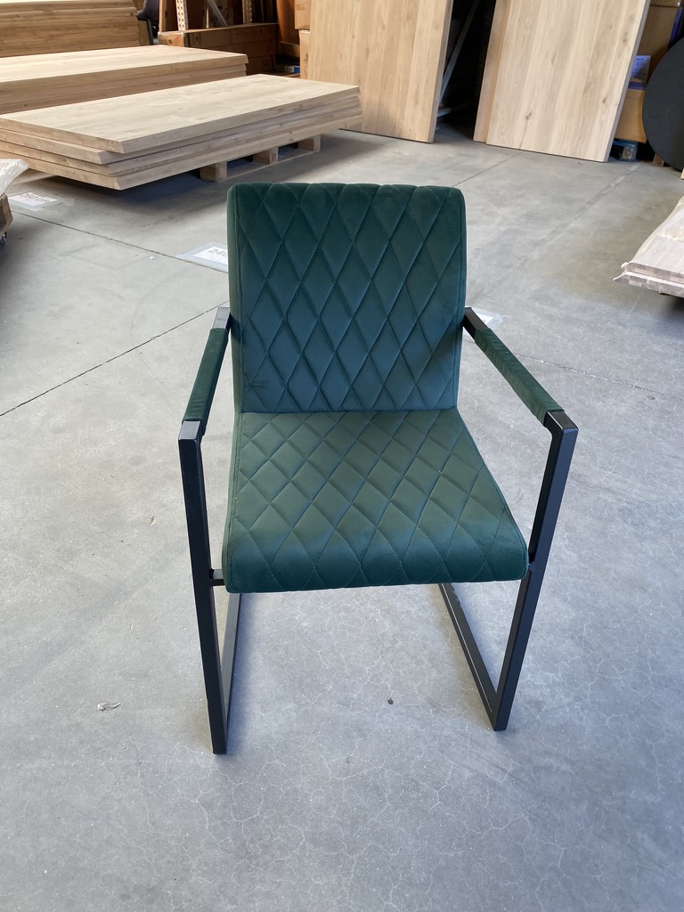 Brigitte armstoel, velours, 2 kleuren - Afbeelding 7