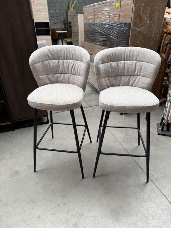 Peter barstoel beige stof - Afbeelding 6
