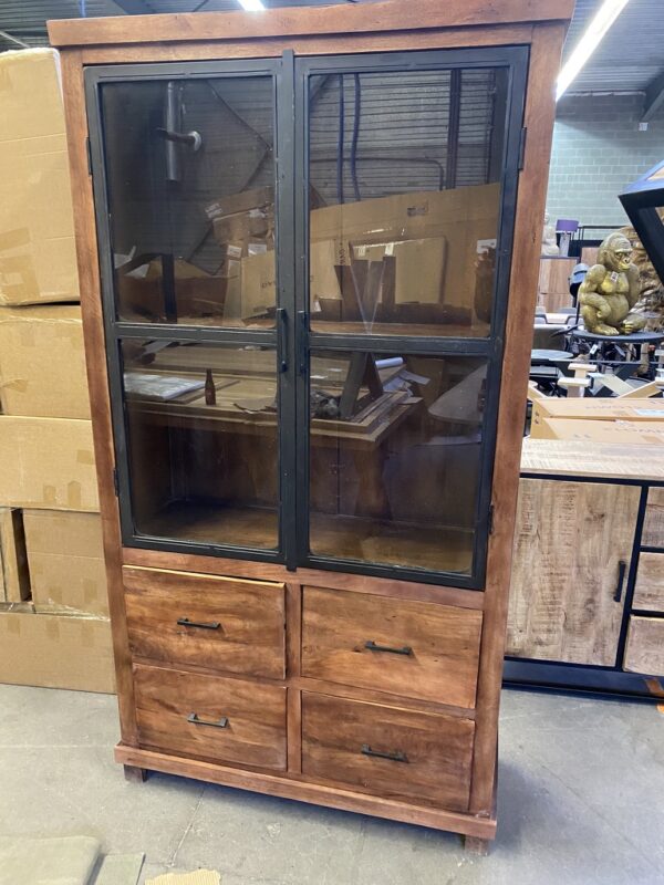 Vitrine, mangohout - Afbeelding 4