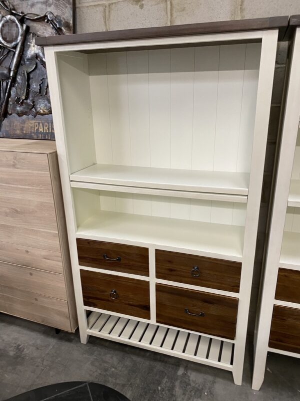 Bergkast, landelijk wit + smoke brown - Afbeelding 9