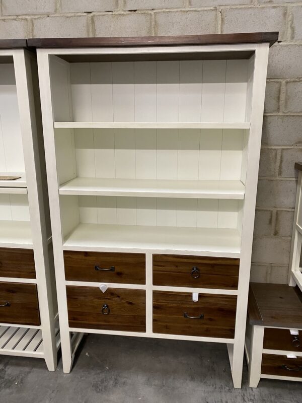 Bergkast, landelijk wit + smoke brown - Afbeelding 6