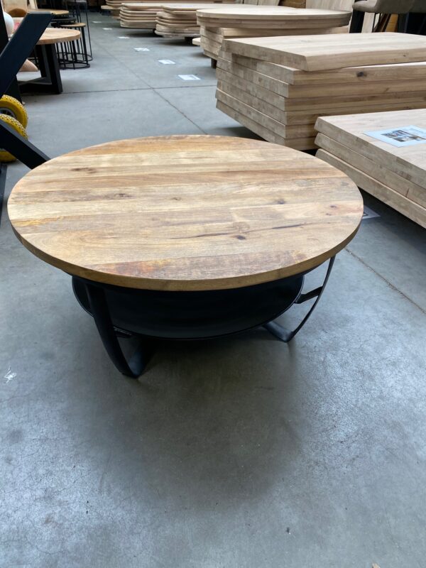 Camrose salontafel, mangohout + metaal
