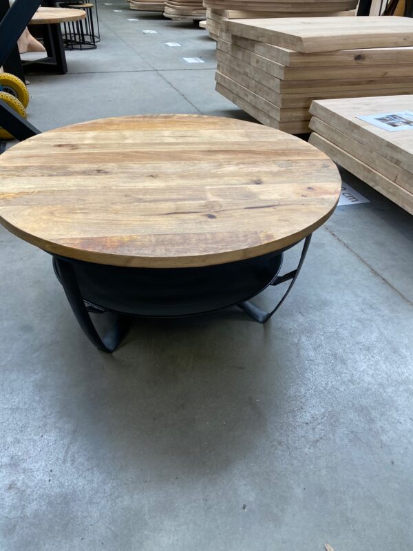 Camrose salontafel, mangohout + metaal - Afbeelding 4