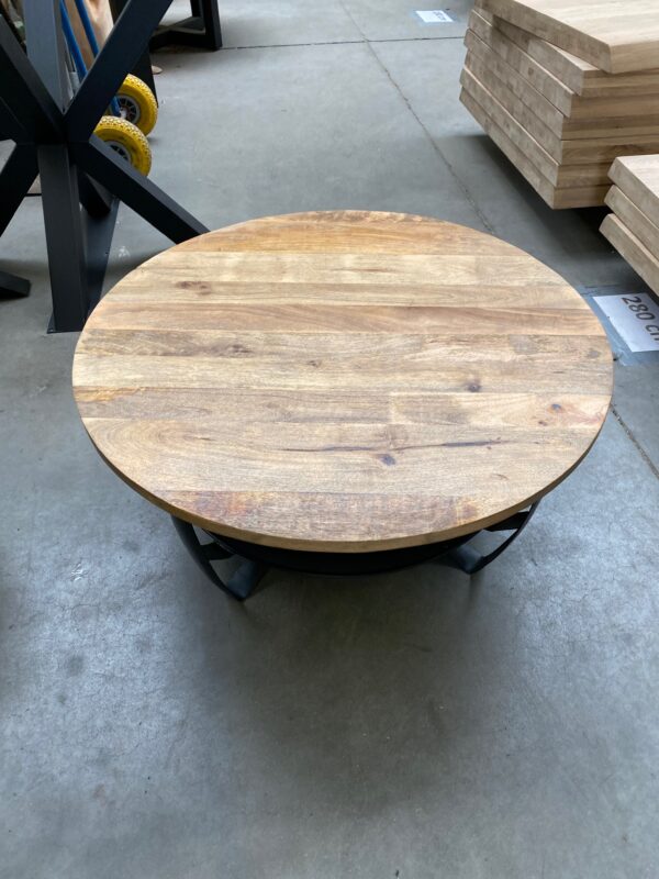 Camrose salontafel, mangohout + metaal - Afbeelding 2