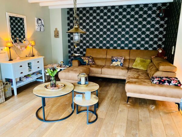 Ede, set van 3 bijzettafels, mangohout - Afbeelding 7