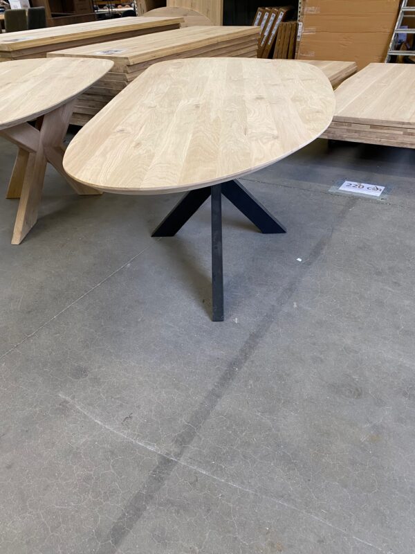 Aerts eiken, eettafel, organisch + spinpoot - Afbeelding 7