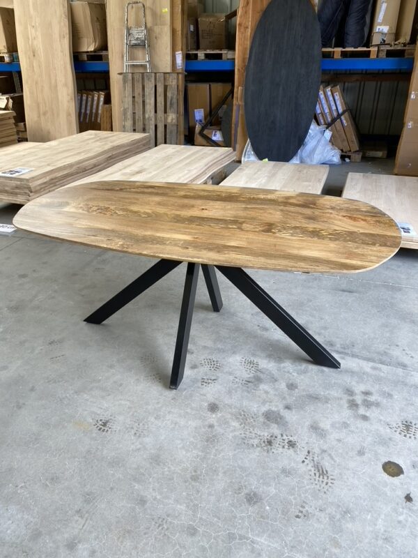 Runa eettafel mangohout, Deens ovaal - Afbeelding 10