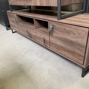 Scuro tv-dressoir, dark almond