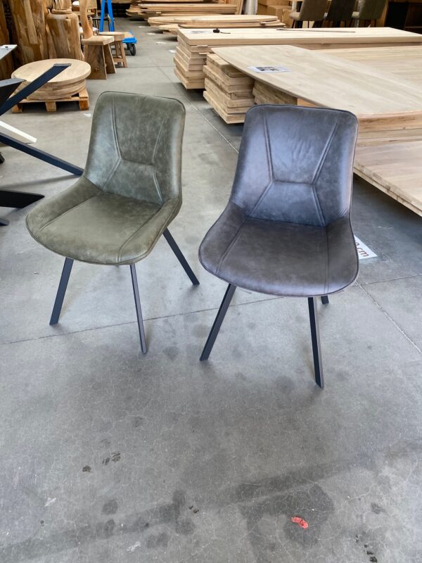 Miami eetkamerstoel, twee kleuren