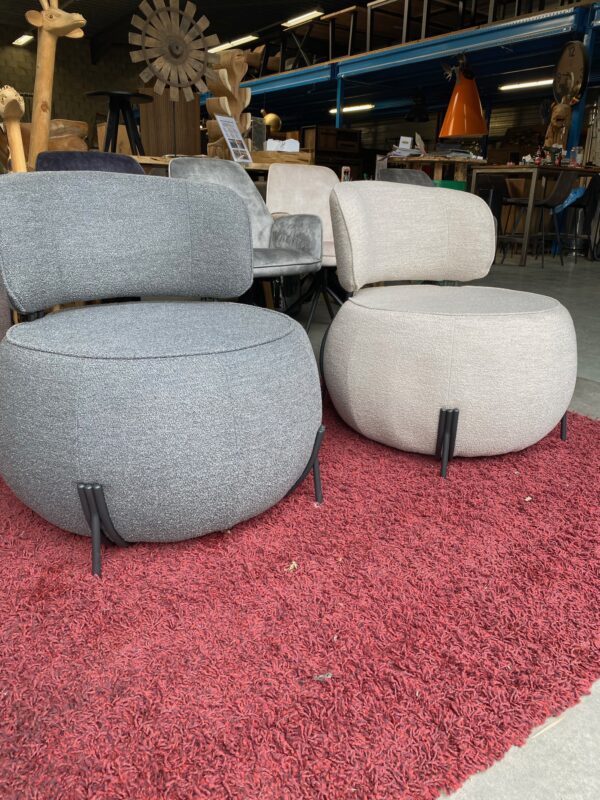 Fauteuil Sylvia, twee kleuren