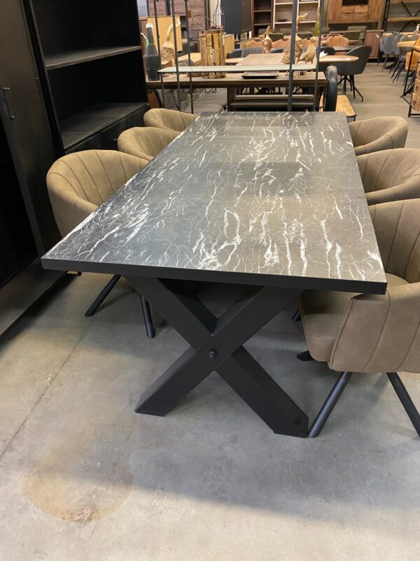 Formula eettafel, marble nero - Afbeelding 3